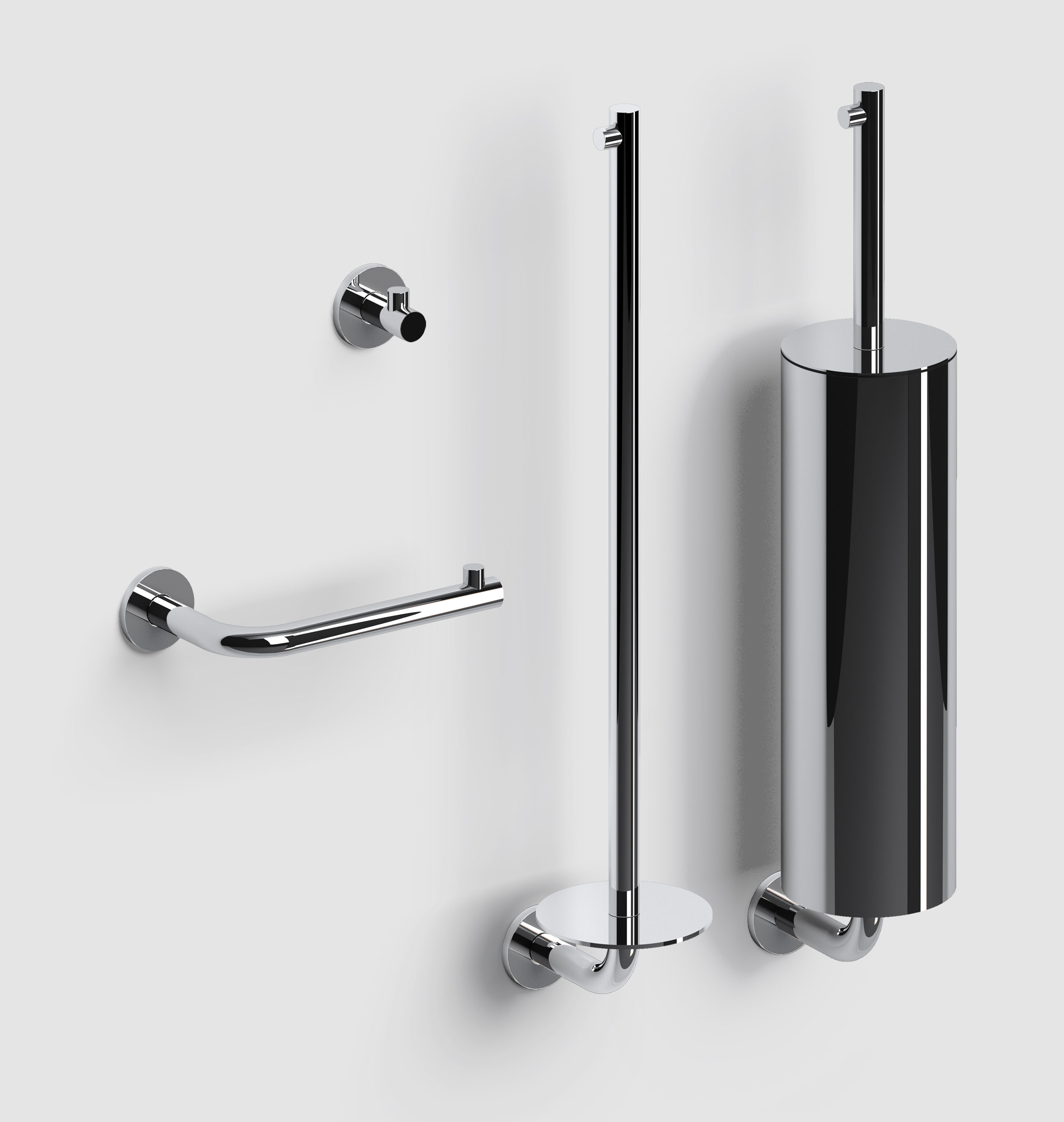 Clou Kaldur toilet accessoireset, chroom