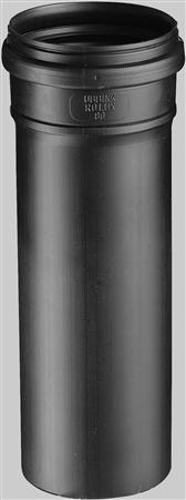 UBBINK rookgasbuis rolux pe kunststof diameter 100mm L= 250mm mof met afdichting Gastec QA
