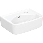 Geberit Bastia fontein square m. kraangat m. overloop 35x25cm wit 502661011 