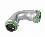VSH SudoPress RVS bocht 90� 28 mm 2 x pers 6550038