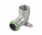VSH SudoPress RVS muurplaat 22x3/4 pers x binnendraad 6551644