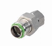 VSH SudoPress RVS 3-delige koppeling 15 mm x Rp 1/2" pers x binnendraad 6550995