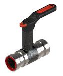 VSH PowerPress kogelkraan hoog 1�" pers x pers messing DZR PN16 PWR9440156