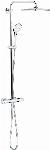 Grohe Euphoria 310 douchesysteem m. douchethermostaat, Euphoria hoofdd. Mono, 110 massage handd. rond chroom 26075001