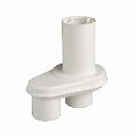 Ubbink Broekstuk 60/100 naar 80-80 wit 0187596