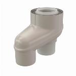 Ubbink broekstuk 80/125 - 80-80 voor Conc Rolux 5G wit 0187599