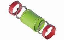 Ubbink Air Excellent koppelstuk AE48c set 0188569