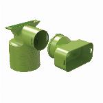Ubbink Air Excellent 1x AE55sc ventieladapter 90� 125 0188189