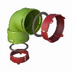 Ubbink Air Excellent AE48c, bocht 90� set 0188600