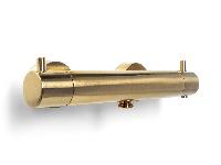 Blue Label Brondby douchethermostaat 15cm met koppelingen geborsteld goud