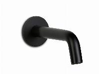 Blue Label Brondby baduitloop 1/2", inkortbaar, lengte 100-180mm, met rozet, mat zwart