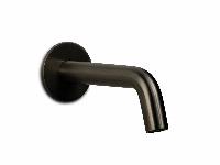 Blue Label Brondby baduitloop 1/2", inkortbaar, lengte 100-180mm, met rozet, gun metal