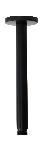 Blue Label Brondby plafondsteun 20cm, mat zwart