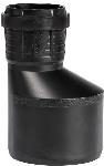 Pipelife PP Master verloop lang 40x32 zwart