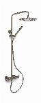 Blue Label Brondby regendouche messing hoofddouche 25cm geborsteld nikkel FK-8075-BN