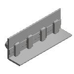 Van der Valk - Alu koppelstuk voor Side++ profiel hamerkopbout M8x20mm