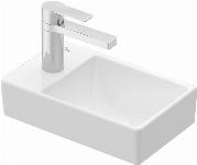 Villeroy & Boch Avento fontein m. kraangat links z. overloop 36x22cm wit 43003R01