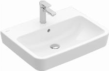 Villeroy & Boch O.novo wastafel 60x46cm m. overloop m. kraangat wit 4A416001