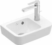 Villeroy & Boch O.novo Compact fontein m. overloop met kraangat rechts 36x25cm wit 43433601