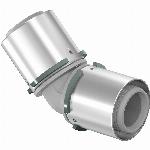 Uponor S-Press Plus PPSU pers composiet knie 45� 63mm 1032879