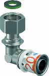Uponor S-Press Plus pers schroefverbindingsknie bi.dr.  20-G1/2"SN 1070613