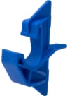 Abb Hafobox kabelbuisklem, �19mm, aangegoten steekplug, kunststof, blauw, 100 stuks