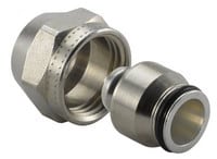 Uponor MLC klemkoppeling 25mmx3/4" euro 2-delig binnendraad 1058093