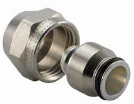 Uponor aansluit koppeling 16 x 2mm - 3/4" euroconus met metalen tule 1058090