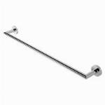 Geesa Nemox Stainless Steel handdoekhouder, rek/beugel, rvs, 1 stang, ronde rozet, hxdxl 48x75x648mm, kleur chroom