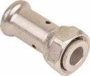 Henco 26p, fitting, recht, 3-delig, epdm, aansluiting 1: 20mm persmof, aansluiting 2: 0mm buitendraad