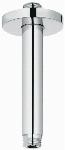 Grohe Rainshower douchearm plafond m. ronde rozet 1/2"x14.2cm chroom 28724000