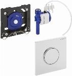 Geberit HyTouch urinoirsturing, pneumatisch, model Sigma10, wit-glans-wit 116015KJ1