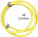 Vulslangset 2m compleet, met voorgemonteerde messing wartels 03-9029