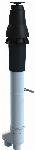 Burgerhout Skyline dakdoorvoer parallel �80/80mm kunststof pp lengte 1360mm zwart/wit 400452782