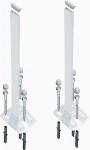 Rofix 1000mm standconsole, voor tussen de panelen, voor vensterbanksteunen, stand profiel, gelakt