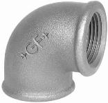GF 090 knie 90gr 1/2" (binnendraad x binnendraad) gegalvaniseerd FM