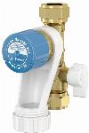 Flamco Prescor HR inlaatcombinatie 1/2" x 15mm knel, maximale werkdruk 8 bar 27173