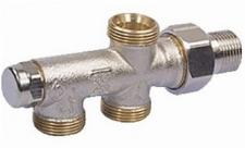 Heimeier Duolux onderblok 1-pijps afsluitbaar M24 3803-02.000