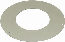 Metaloterm ENR, RVS enkelwandig rookgas, rozet glad, binnendiameter= 150mm