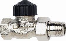 Heimeier Standaard thermostatische radiatorkraan met vaste Kv waarde 1/2" Recht. T.b.v. M30 kop