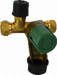 Pentec inlaatcombinatie UBIC 15 mm 2x knel 8 bar 1201-0-08-02