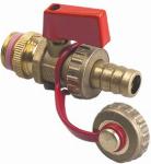 Bonfix vul- en aftapkraan 1/2" zelfdichtend messing 94505