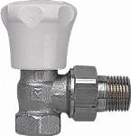 Herz AS-T-90 handbediende radiatorkraan 1/2" Haaks (ombouw naar thermostatisch mogelijk) 1682491
