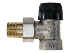 Solar thermostatische radiatorkraan 1/2" Haaks. T.b.v. M30 kop