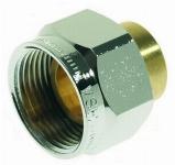 Solar Koppeling comfoornippel 2-delig M24 x 15 mm soldeer, chroom