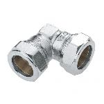 Bonfix Knelfitting messing knie koppeling 90gr 15 x 15mm vernikkeld (knel x knel) 82520AN