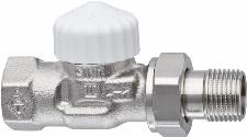 Heimeier V-Exact II voorinstelbare thermostatische radiatorkraan 1/2" recht tbv M30 kop 371202000