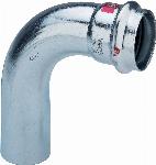 Viega Prestabo bocht koppeling insteekbocht 90gr 22mm x 22mm staal (insteek x pers) 558215