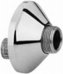Ankofit BPE s-koppelingen 3/4x1/2 sprong 10mm met rozet, kleur chroom, verpakt per 2