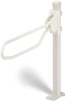 Linido enkel vloerstatief voor opklapbare toiletbeugel gecoat wit exclusief beugel LI2608000102